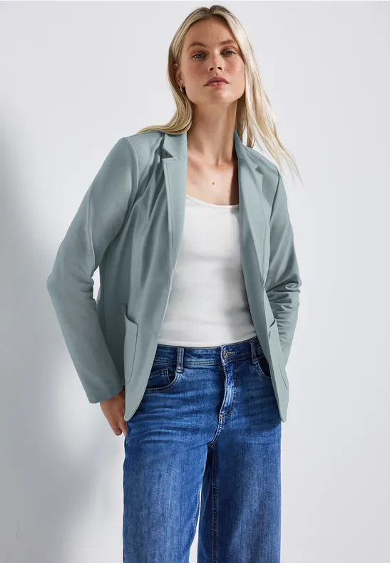 Blazer de base nile blue mel.