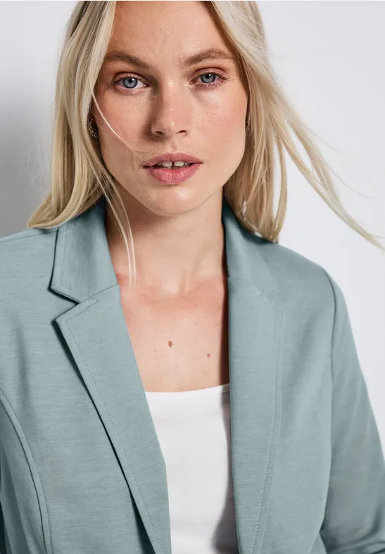 Blazer de base nile blue mel.