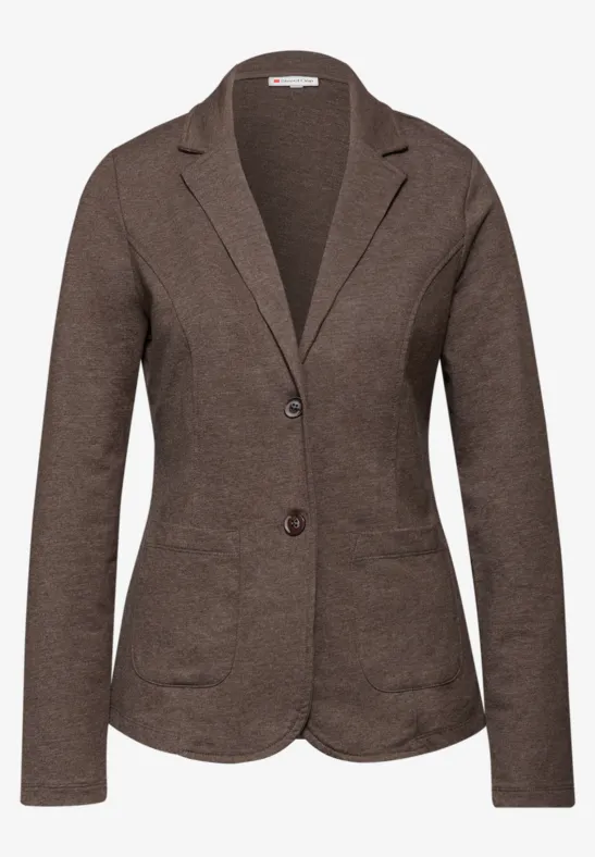 Basis blazer dark hazelnut brown mel.