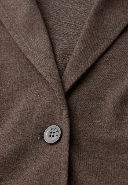 Basis blazer dark hazelnut brown mel.