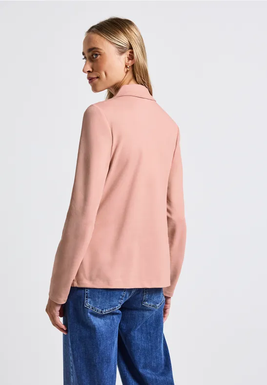 Blazer de base faded rose mel.