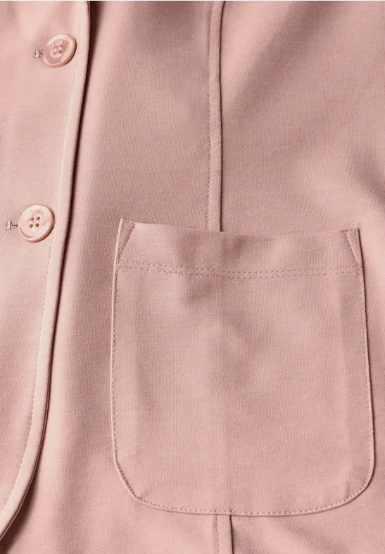 Blazer de base faded rose mel.