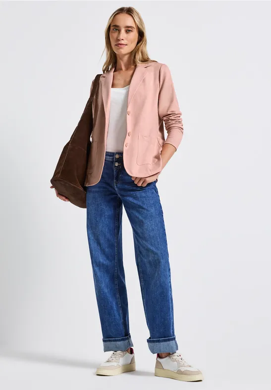 Blazer de base faded rose mel.