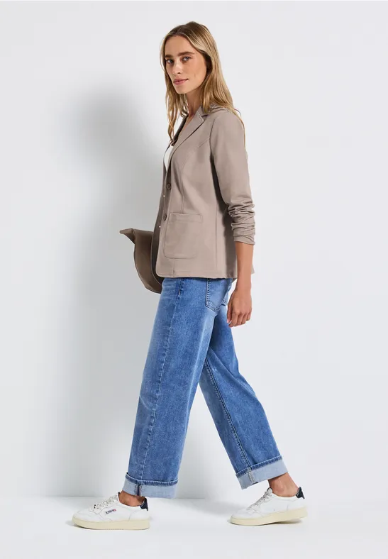 Blazer de base sandstone mocha mel.