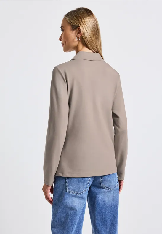 Blazer de base sandstone mocha mel.