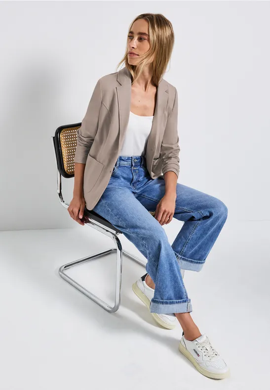 Blazer de base sandstone mocha mel.