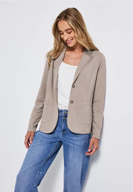 Blazer de base sandstone mocha mel.