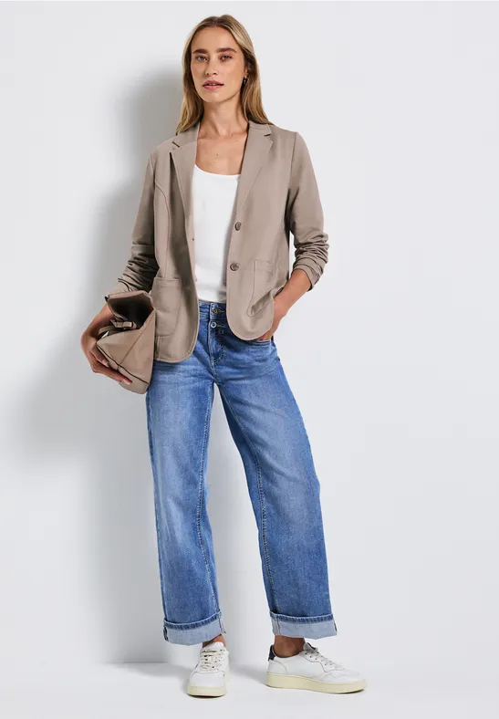 Blazer de base sandstone mocha mel.