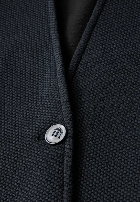 Jacquard blazer deepwater blue