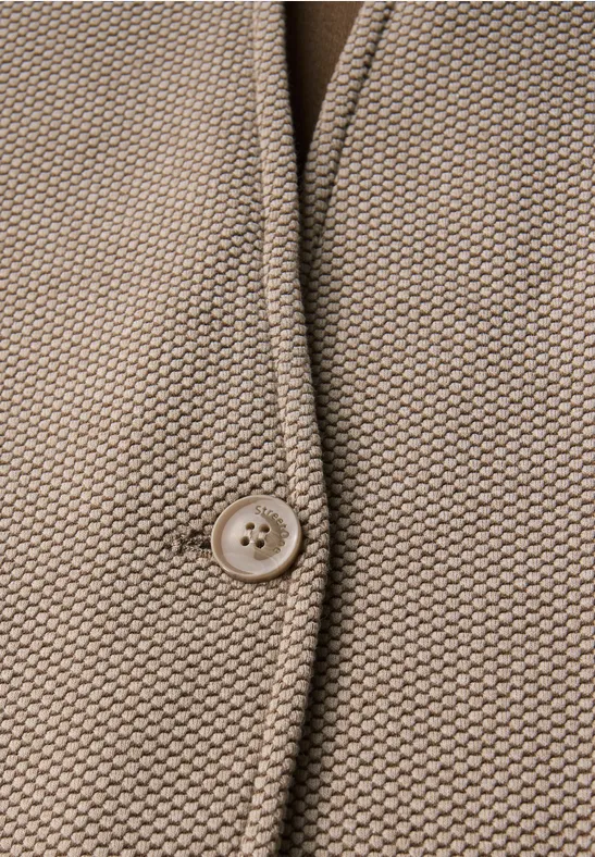 Jacquard Blazer morning beige mel.