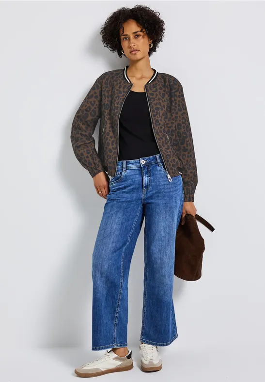 Blouson à motifs pecan brown