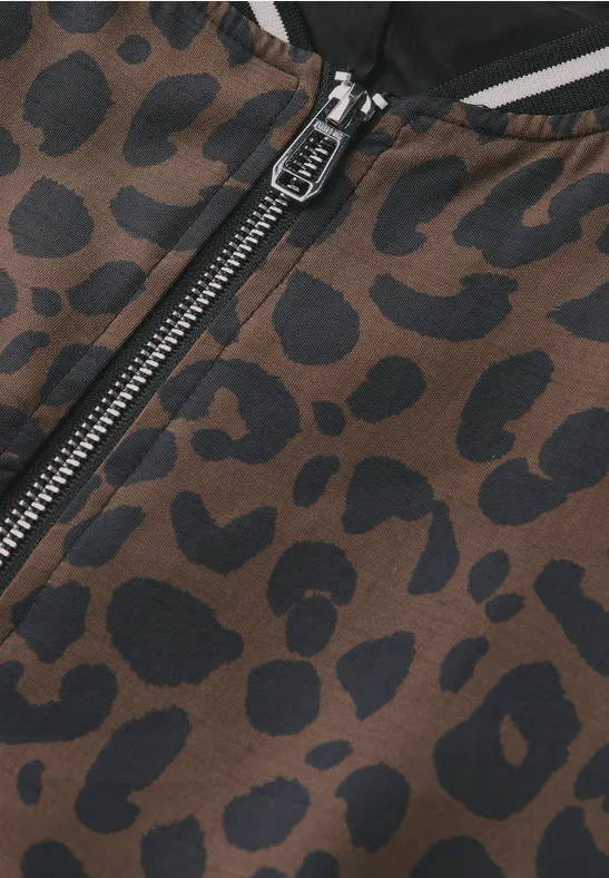 Blouson à motifs pecan brown