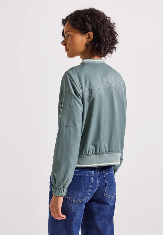 Satijnen blouson arona blue
