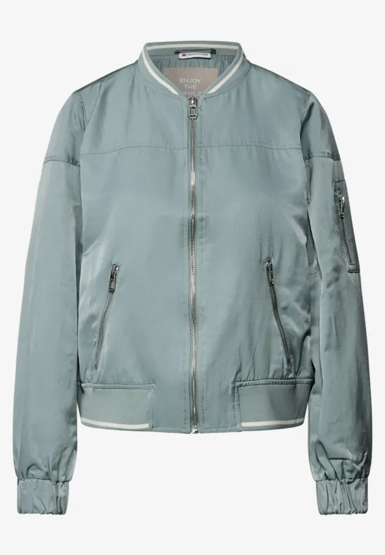 Satijnen blouson arona blue