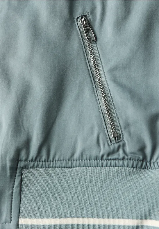Satijnen blouson arona blue