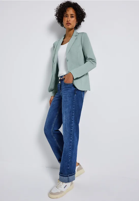 Basis blazer nile blue mel.