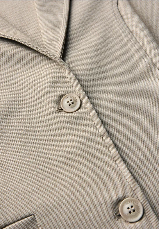 Basis blazer morning beige mel.