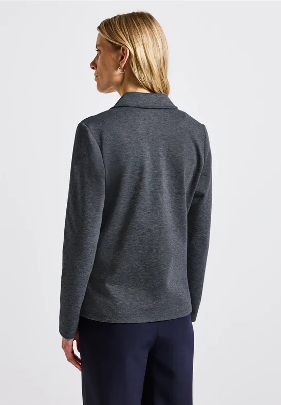 Basic Blazer deep blue melange