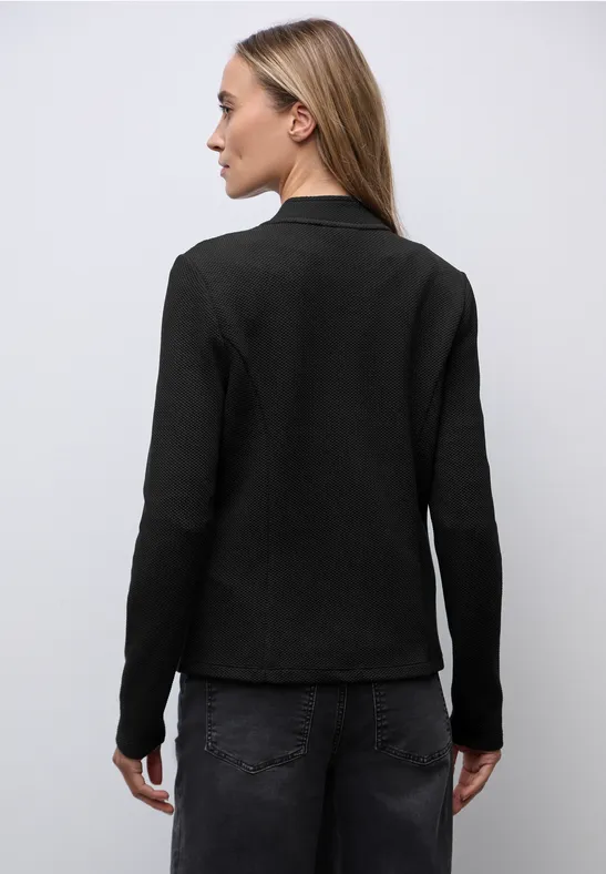 Jacquard blazer Black