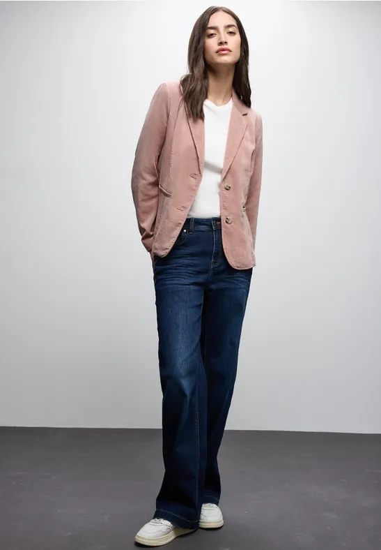 Corduroy blazer faded rose