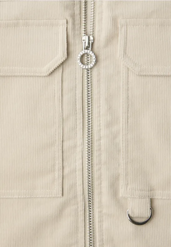 Kort jasje powder beige