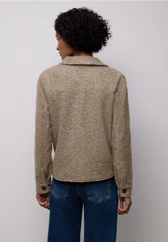 Survêtement en aspect laine light terra mocha mel.