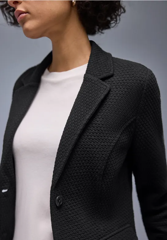 Blazer structuré Black