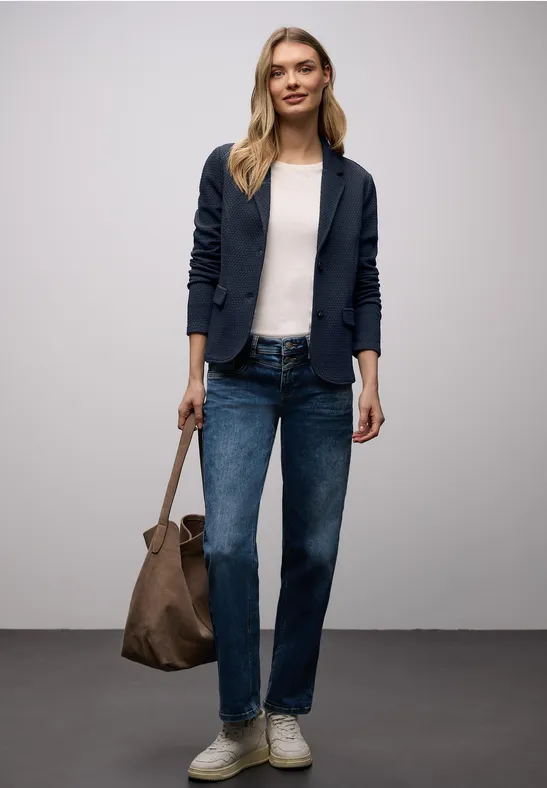 Blazer structuré shadowed navy