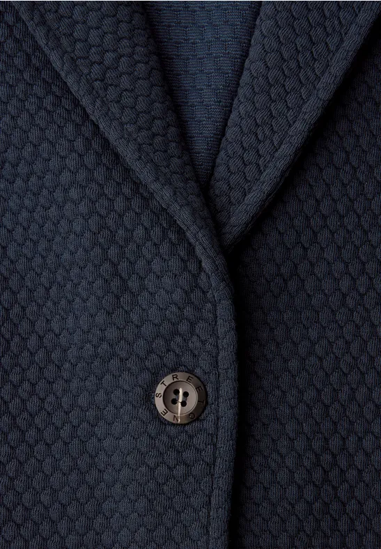 Blazer structuré shadowed navy