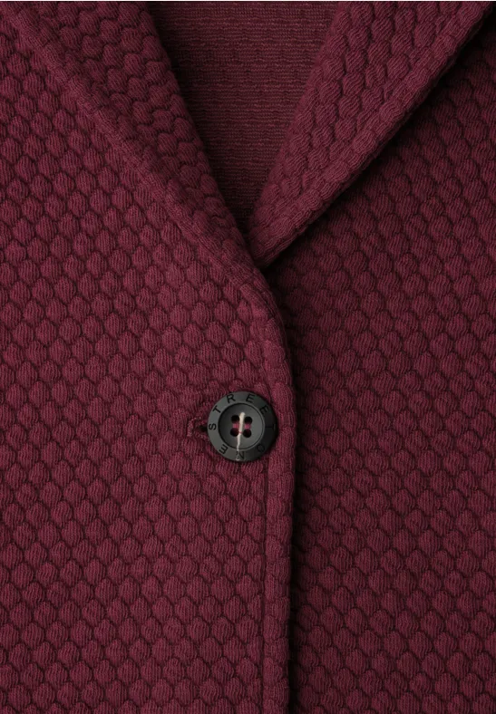 Strukturblazer truffle red