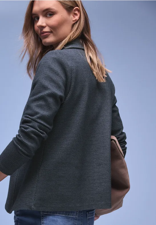 Strukturblazer shadowed navy