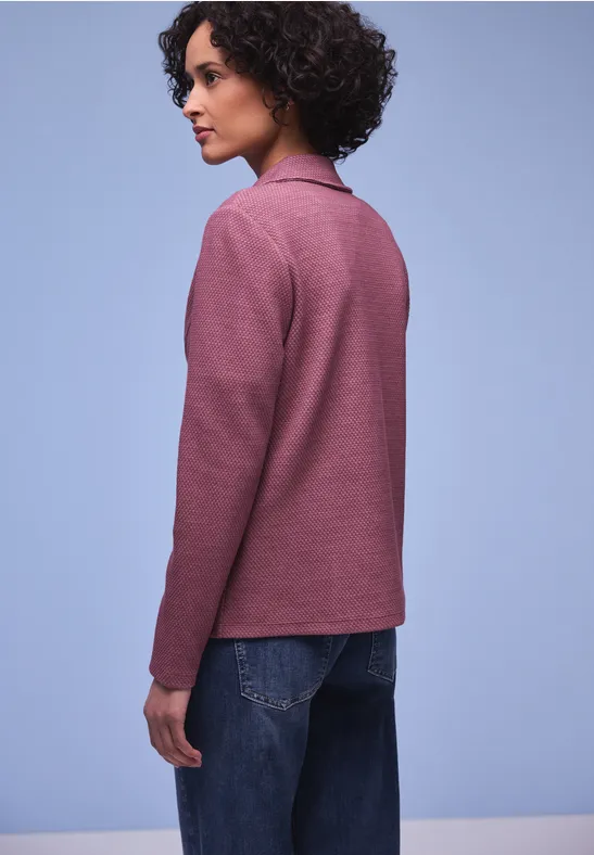 Strukturblazer dark clouded blush