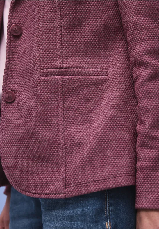 Strukturblazer dark clouded blush