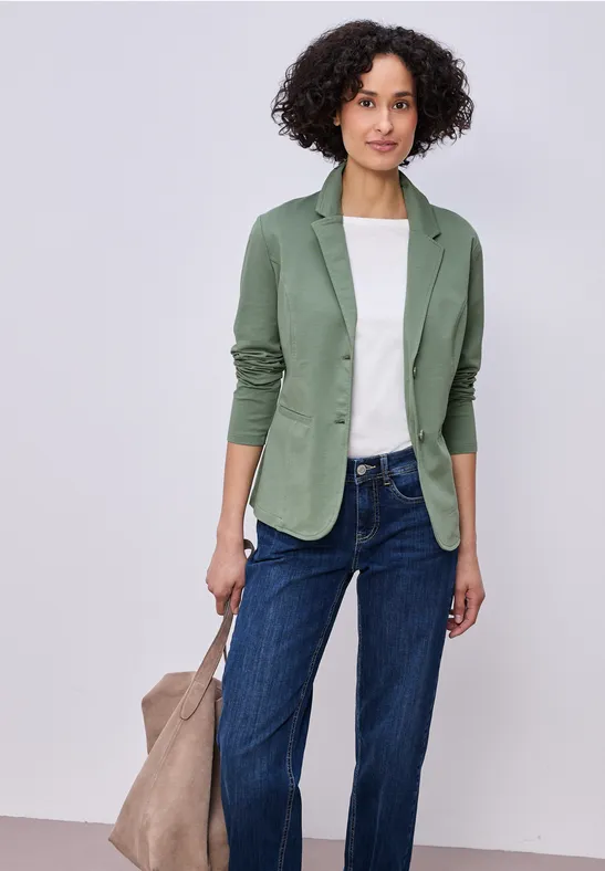 Basis blazer dark serene green