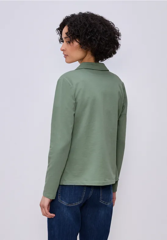Basis blazer dark serene green