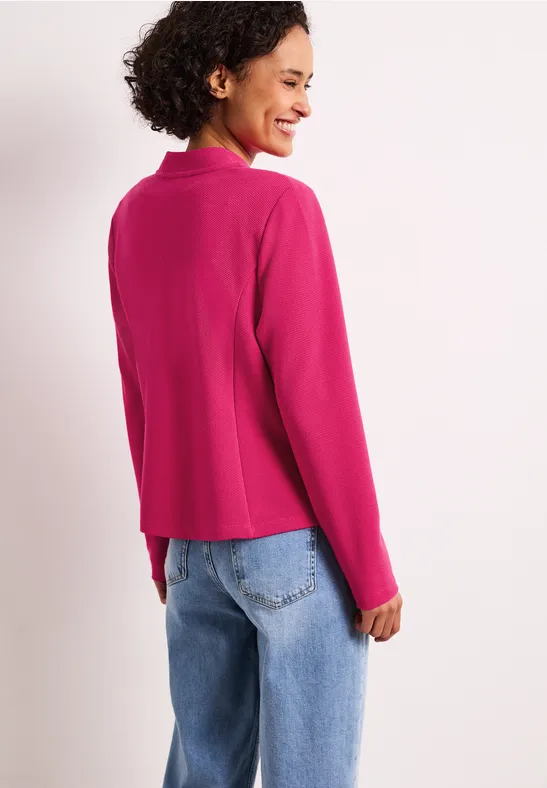 Blazer en jersey structuré magenta dream