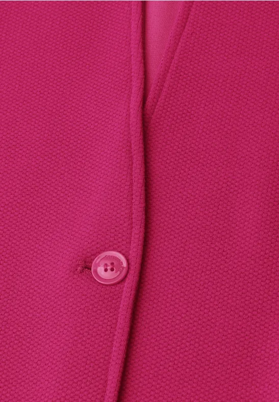 Blazer en jersey structuré magenta dream