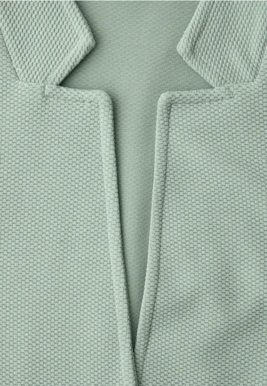 Blazer aus Jersey mit Struktur mint leaf