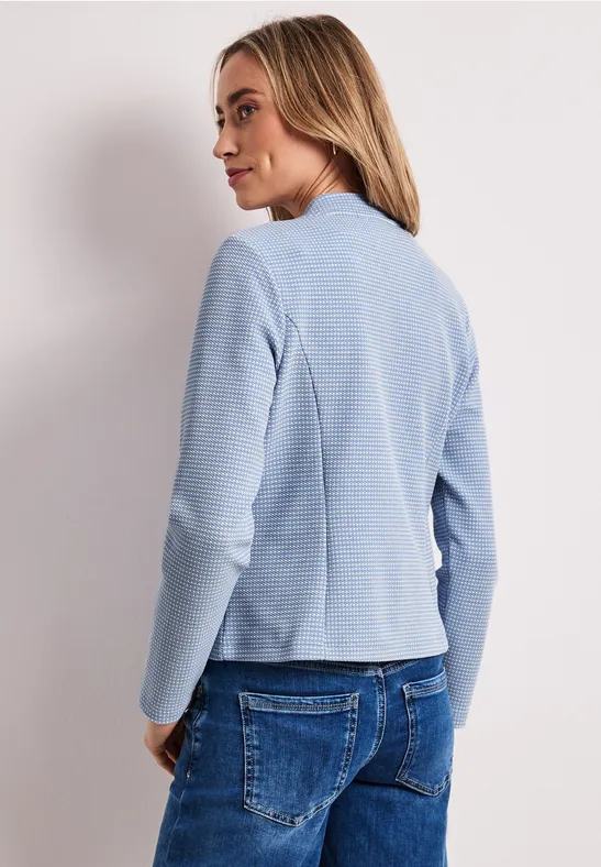 Blazer avec structure cashmere blue