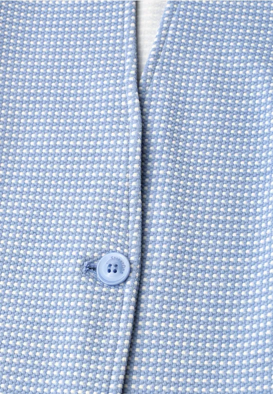 Blazer avec structure cashmere blue