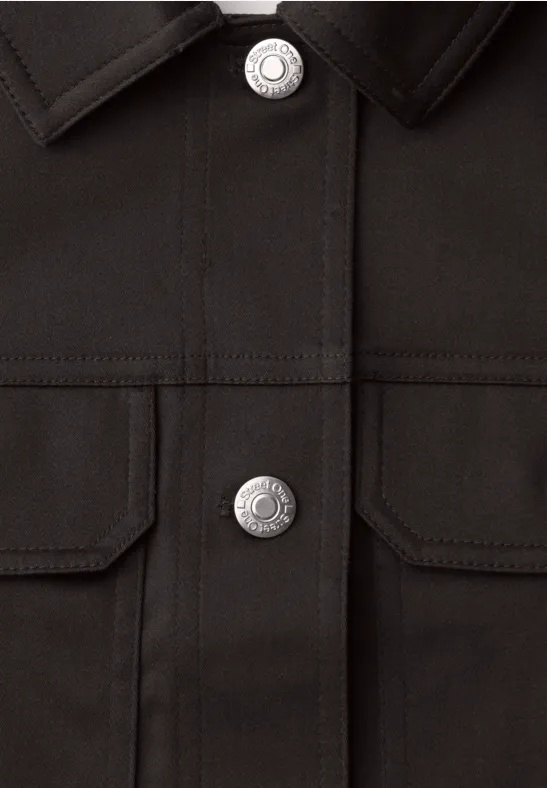 Survêtement au look slik avec patte de boutonnage espresso brown