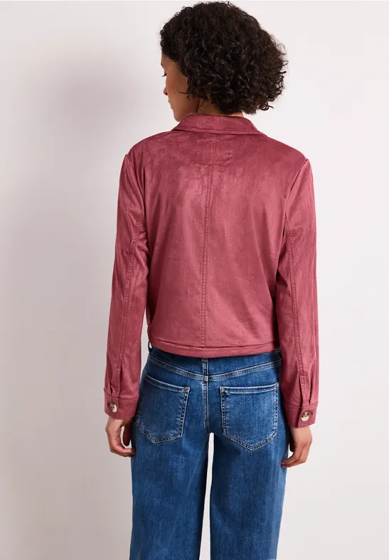 Veste en velours avec fermeture à boutons dark clouded blush