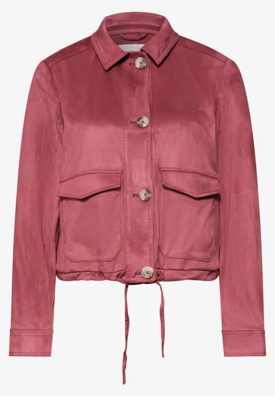 Veste en velours avec fermeture à boutons dark clouded blush