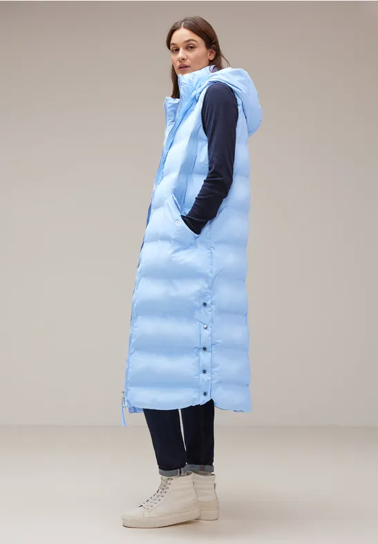 Steppweste light arctic blue