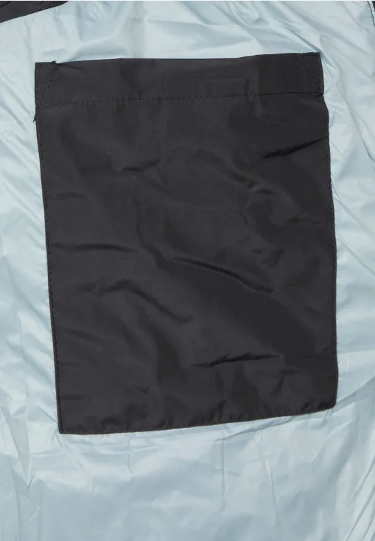 Lange Steppweste Black