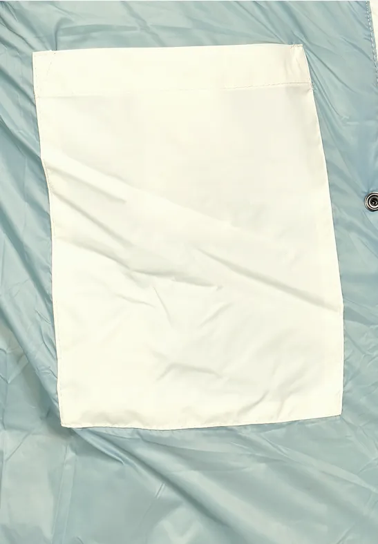 Lange Steppweste snow cream