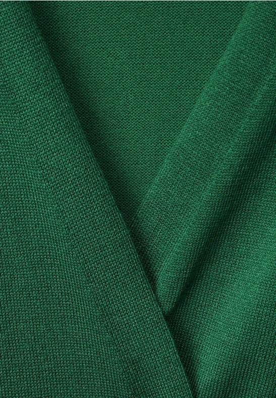 Langer Cardigan meadow green