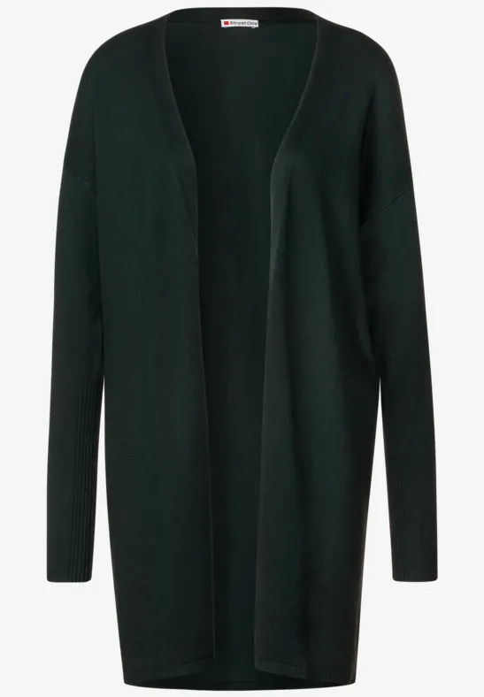 Langer Cardigan hillside green