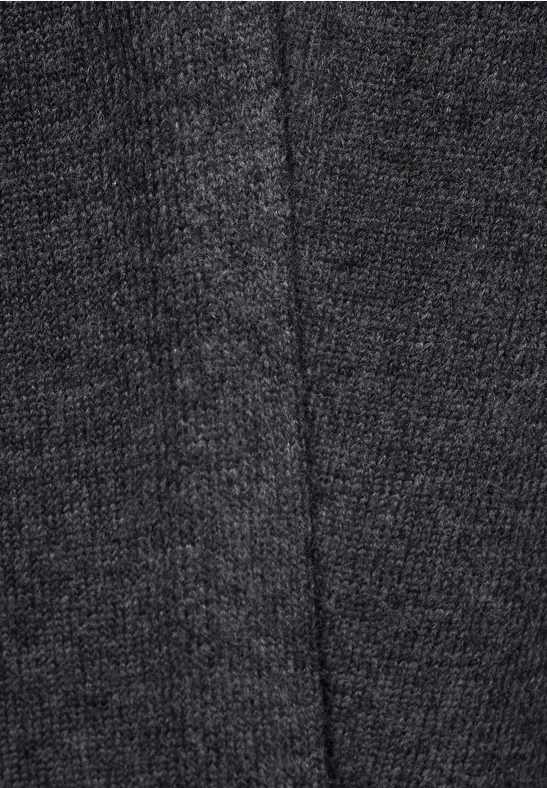 Offener Strickcardigan knit carbon grey melange