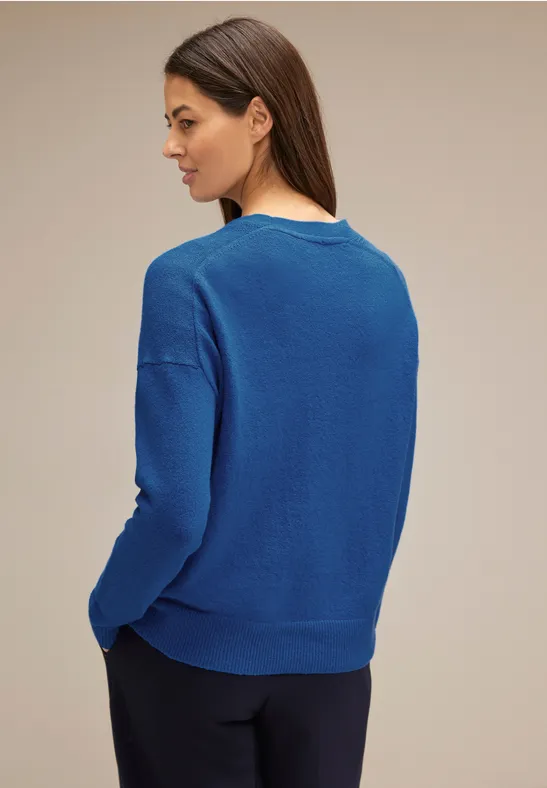 Cardigan mit Knopfleiste fresh intense gentle blue